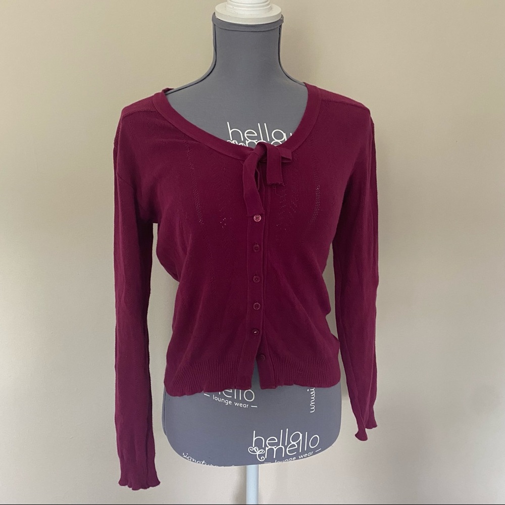 Marc Jacobs Purple Cardigan